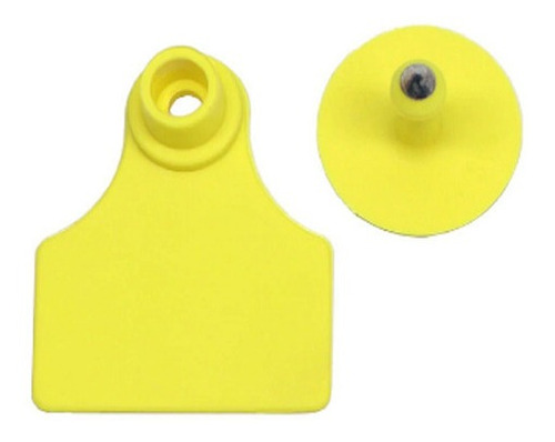 imagem do produto:Brinco Mediano Amarelo FE Liso (C/25)
